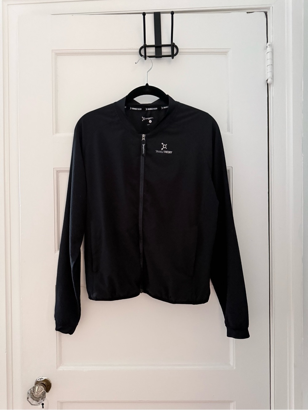 Orangetheory Black Lightweight Zip-Front Jacket